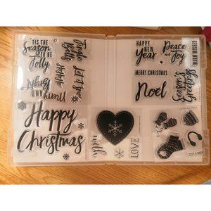 Do crafts Christmas stamp sets part 1 & 2 stampers clear